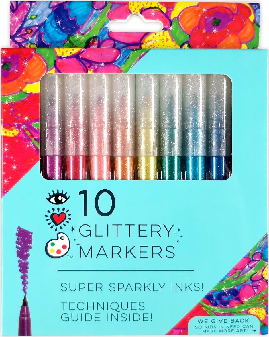9 Glitter Markers – My Little Artist