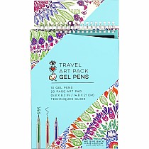 Iheartart Travel Art Pack Gel Pens All In 1 Paper Pad Drawing Set