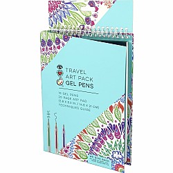 Iheartart Travel Art Pack Gel Pens All In 1 Paper Pad Drawing Set