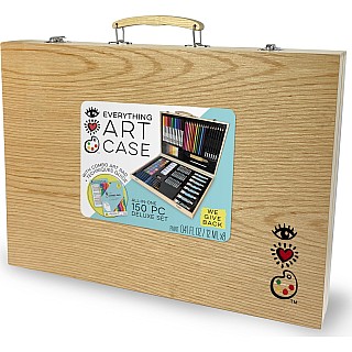 Iheartart Deluxe Wooden Everything Art Case