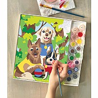 Paint By Numbers- Dogs' Day Out