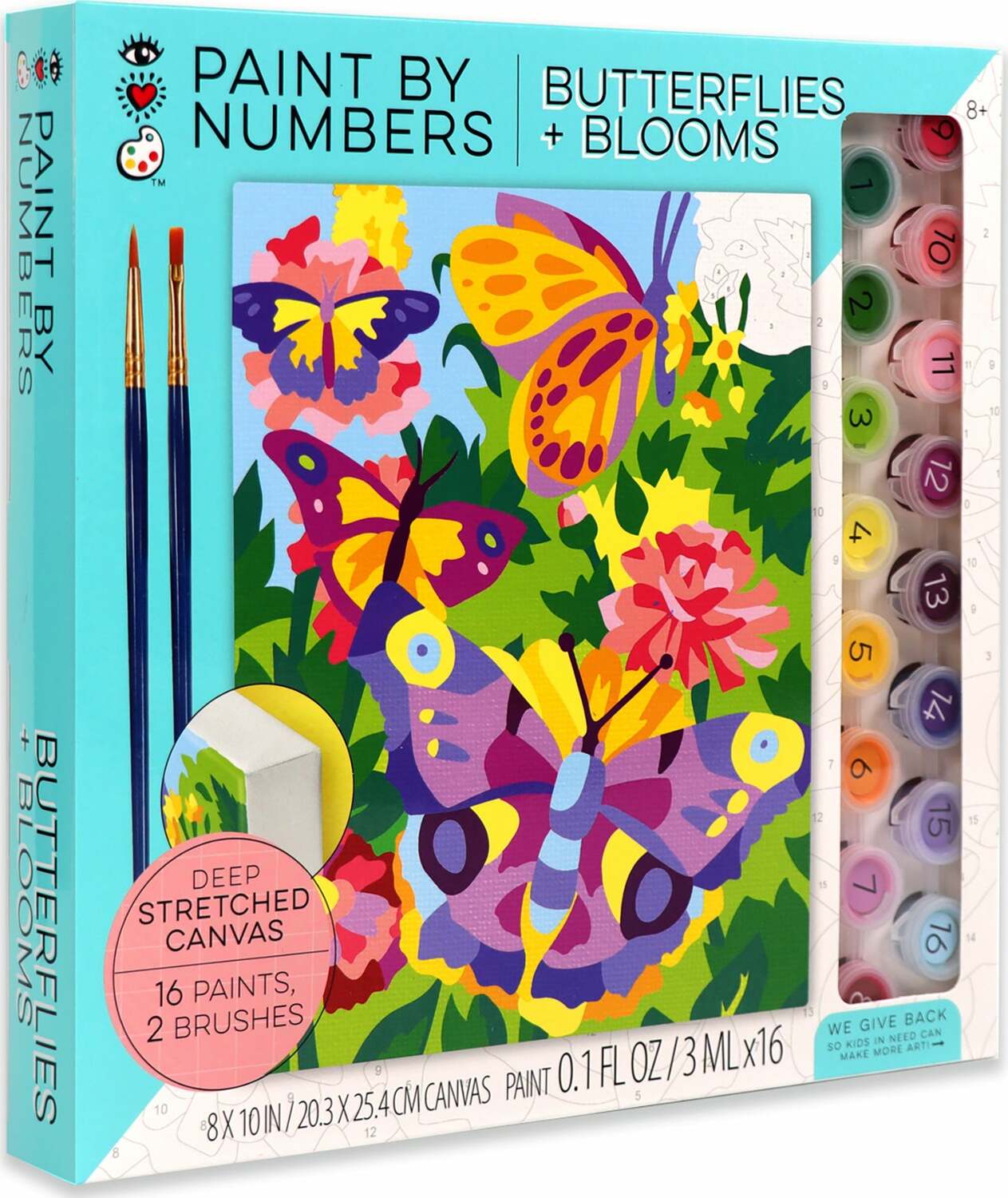 Butterflies and Blooms Paint by Number - Mudpuddles Toys and Books