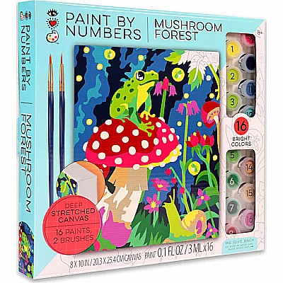 iHeartArt Paint by Numbers - Frog and Mushroom