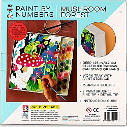 iHeartArt Paint by Numbers, Frog and Mushroom