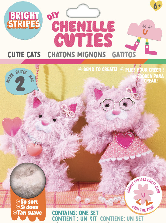 DIY Chenille Cuties- Cutie Cats