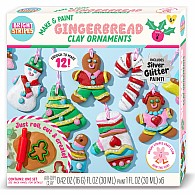 Make & Paint Gingerbread Clay Ornaments