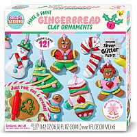 Make & Paint Gingerbread Clay Ornaments