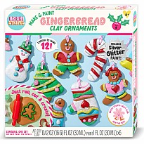 Make & Paint Gingerbread Clay Ornaments
