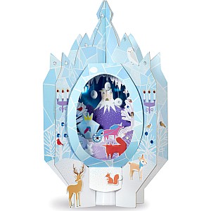 Lantern Lands Ice Palace Fantasy Light Up 3d Paper Lantern Craft Kit