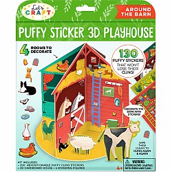 Puffy Sticker 3D Playhouse - Around the Farm