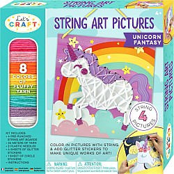Let's Craft String Art Pictures Unicorn Fantasy Lacing Activity Set