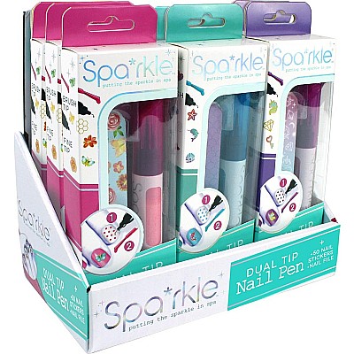 Sparkle Dual-tip Nail Pen Pdq Assortment