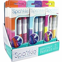 Sparkle 2-pack Hair Chalk Pastels 