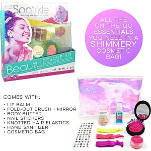 Sparkle Beauty Rescue Kit- Cosmetic Bag Of Self-care Essentials