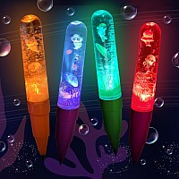 Swirly Worlds Light-up Glitter Wand Pen ( 1 )