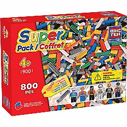 Super Pack Building Bricks 800 piece (compatible with lego)