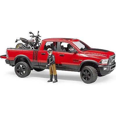 RAM 2500 Power Wagon with Scrambler Ducati Desert Sled