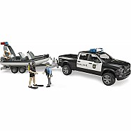 RAM 2500 Police Pickup with L+S Module, trailer and boat