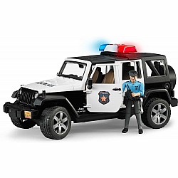 Jeep Wrangler Police Vehicle with policeman