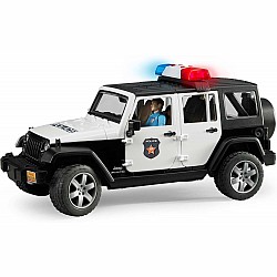 Jeep Wrangler Police Vehicle with policeman