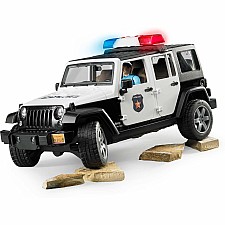 Jeep Wrangler Unlimited Rubicon Police vehicle with policeman