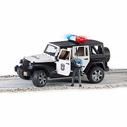 Jeep Wrangler Police Vehicle with policeman