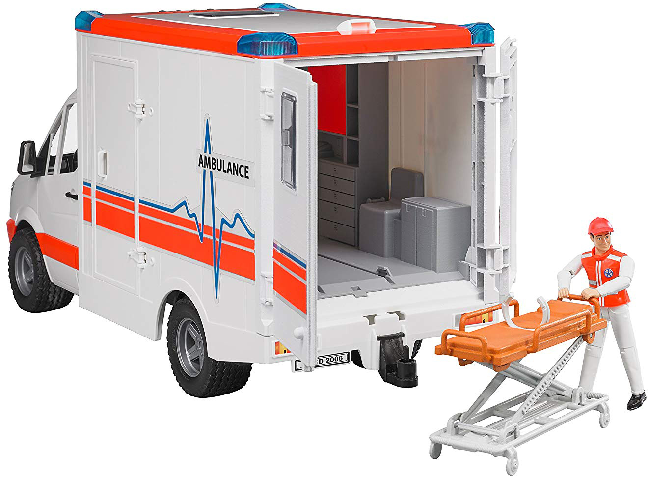 Bruder MB Sprinter Ambulance with Driver Vehicle 