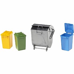 Accessories: Garbage can set (3 small, 1 large)