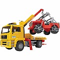 Bruder 2750 MAN TGA Breakdown truck with cross country vehicle(without Light and Sound Module) Ages 4+