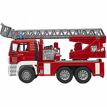 Bruder Man Fire Engine with Ladder, Water Pump and Light/Sound