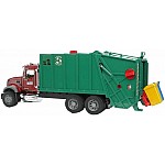 MACK Granite Garbage truck (ruby red-green)