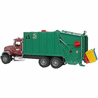 MACK Granite Garbage truck (ruby red-green)