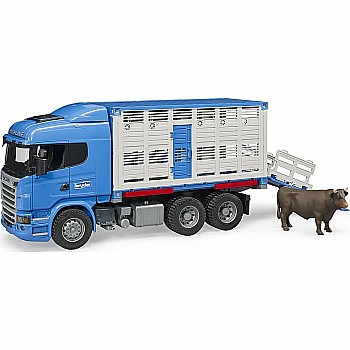 SCANIA R-Series Cattle transport truck w 1 cattle