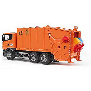 SCANIA Orange Garbage Truck