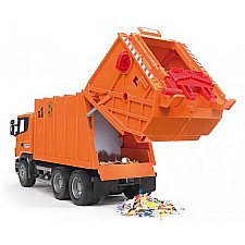 SCANIA Orange Garbage Truck