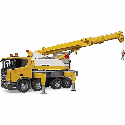 Scania Super 560R Liebherr Crane Truck with Light And Sound Module