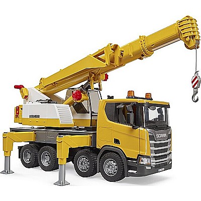 Scania Super 560R Liebherr Crane Truck with Light And Sound Module