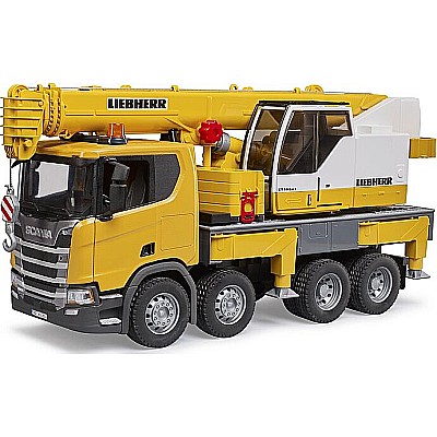 Scania Super 560R Liebherr Crane Truck with Light And Sound Module