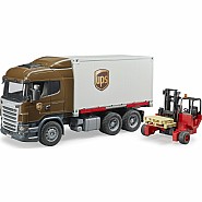 SCANIA R-Series UPS logistics truck w forklift