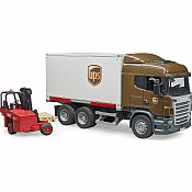 SCANIA R-Series UPS logistics truck w forklift