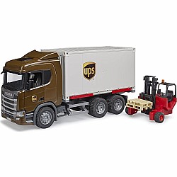 Scania Super 560R Ups Logistics Truck with Forklift