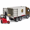 Scania Super 560R Ups Logistics Truck with Forklift