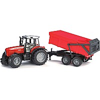 Massey Ferguson 7480 with Tipping Trailer