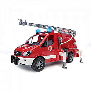 Sprinter Fire Engine W Ladder, Water Pump Light Sound Module