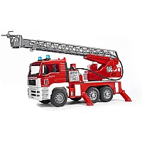Man Fire Engine With Water Pump, and Light  Sound Module by Bruder