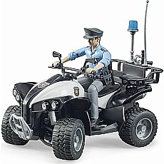 Police-quad With Policeman And Accessoires