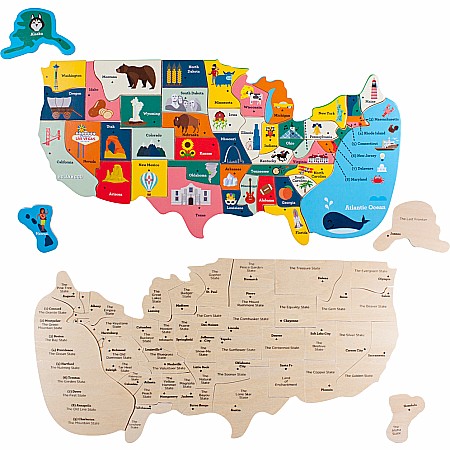 Fifty Nifty USA States Puzzle 796520361300 
