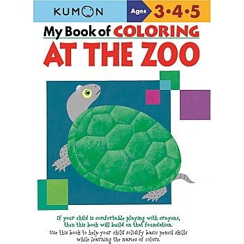 My Book Of Coloring At The Zoo