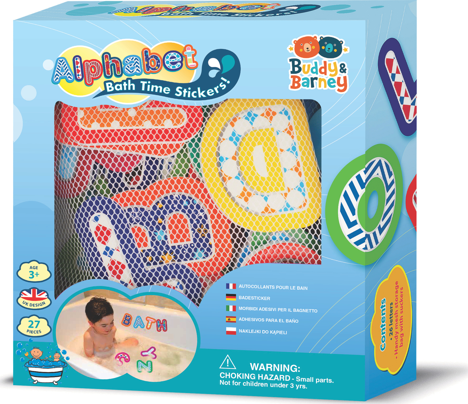 Bath Time Stickers - Alphabet