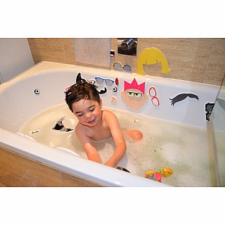 Bath Time Stickers Silly Faces